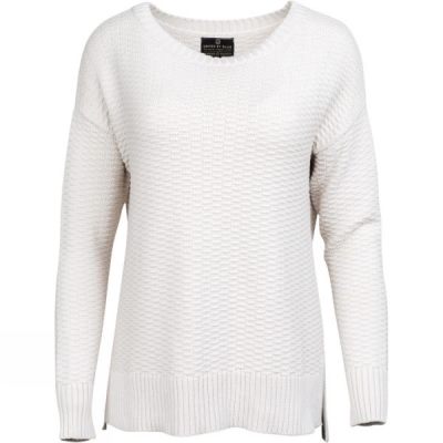 Sueter United By Blue Himley Waffle Mujer Blancas - Chile WFC197504